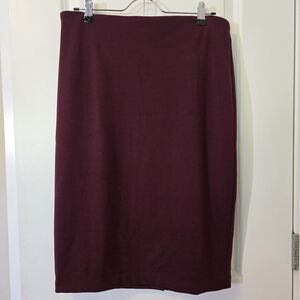Philosophy Deep Burgundy Pencil Skirt New With Tags Size 12